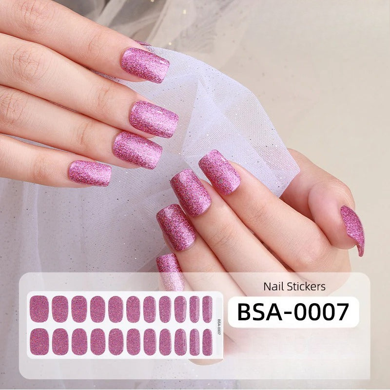 Gel Nail Strips UV-Free BSA-0007
