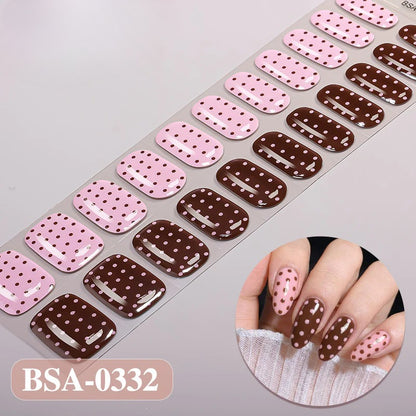 Gel Nail Strips UV-Free BSA-0332