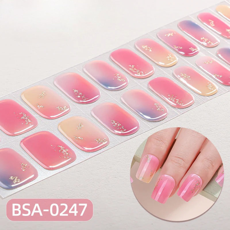 Gel Nail Strips UV-Free BSA-0247