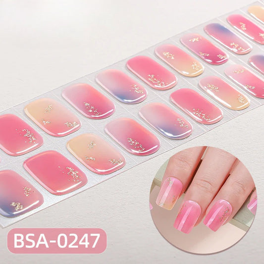 Gel Nail Strips UV-Free BSA-0247