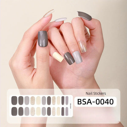 Gel Nail Strips UV-Free BSA-0040