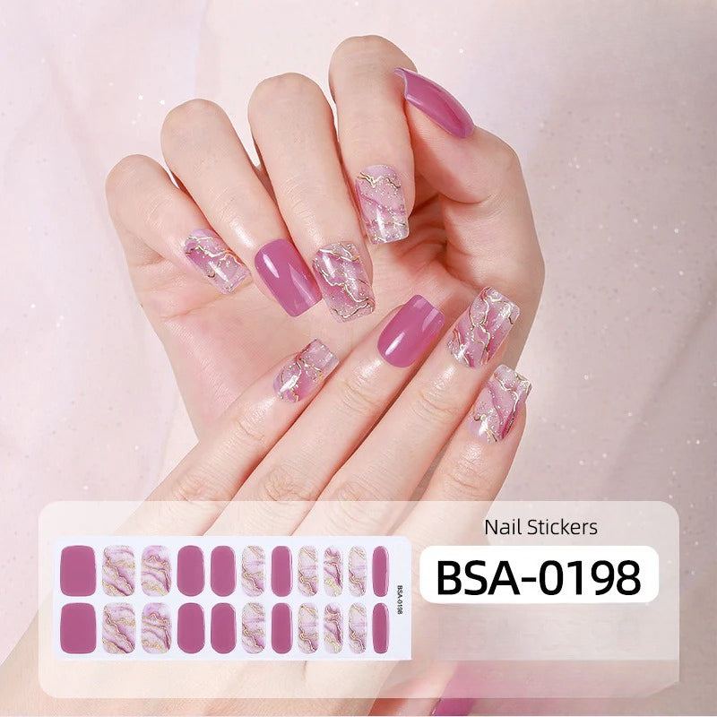 Gel Nail Strips UV-Free BSA-0198
