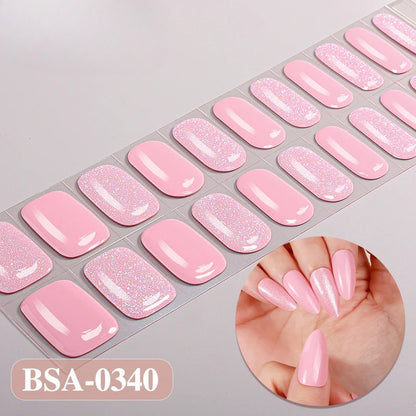 Gel Nail Strips UV-Free BSA-0340