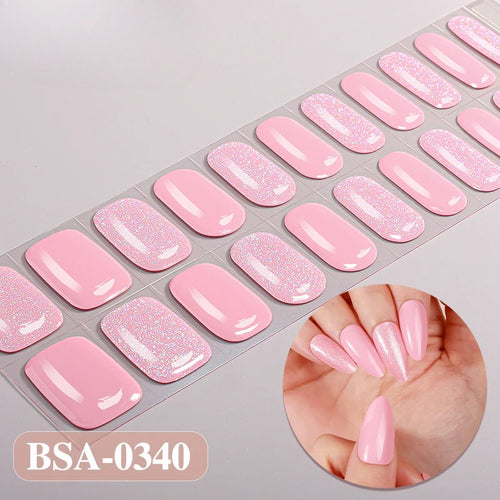 Gel Nail Strips UV-Free BSA-0340