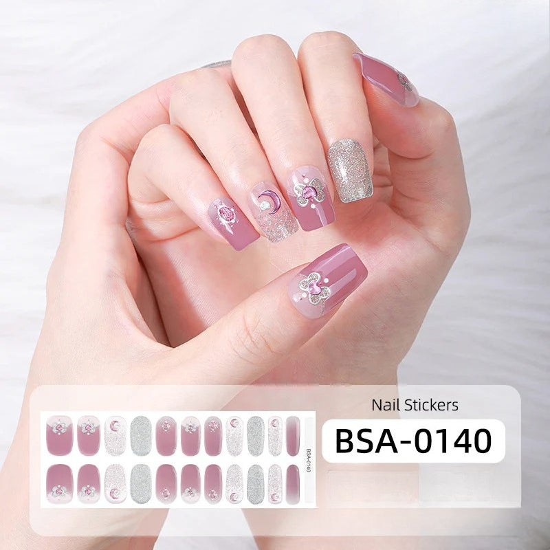 Gel Nail Strips UV-Free BSA-0140