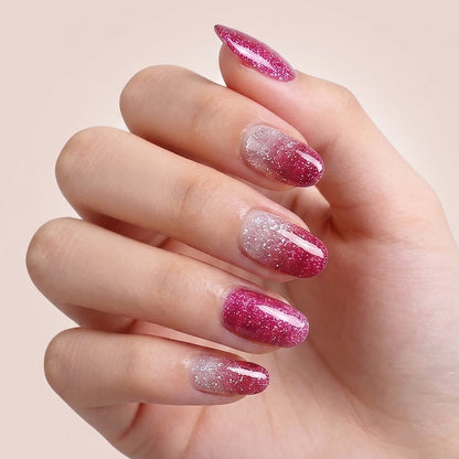 KRAVELUXX Non-Toxic Nail Wraps - Long Lasting Nail Polish Strips, No UV Lamp Needed ZK-0010