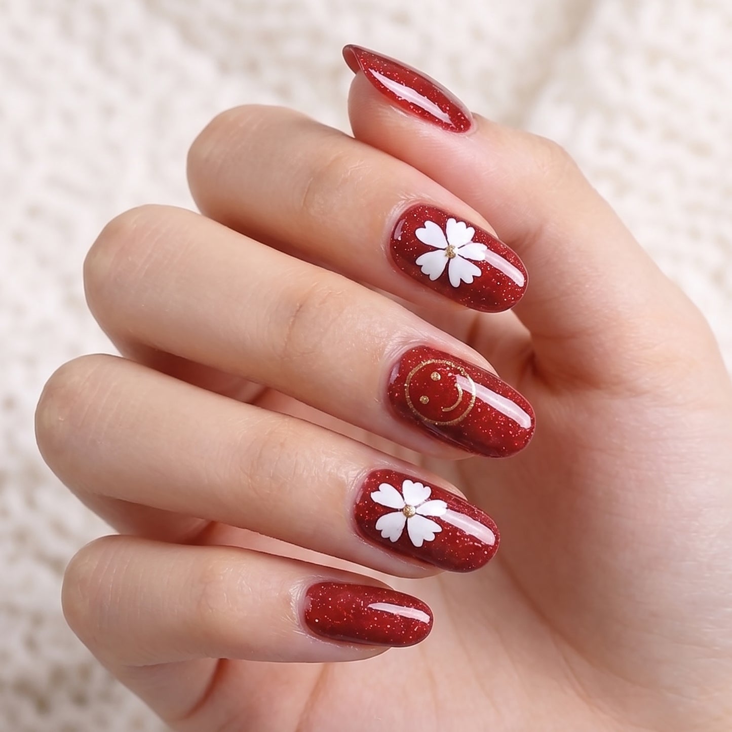 KRAVELUXX Non-Toxic Nail Wraps - Long Lasting Nail Polish Strips, No UV Lamp Needed ZK-0023