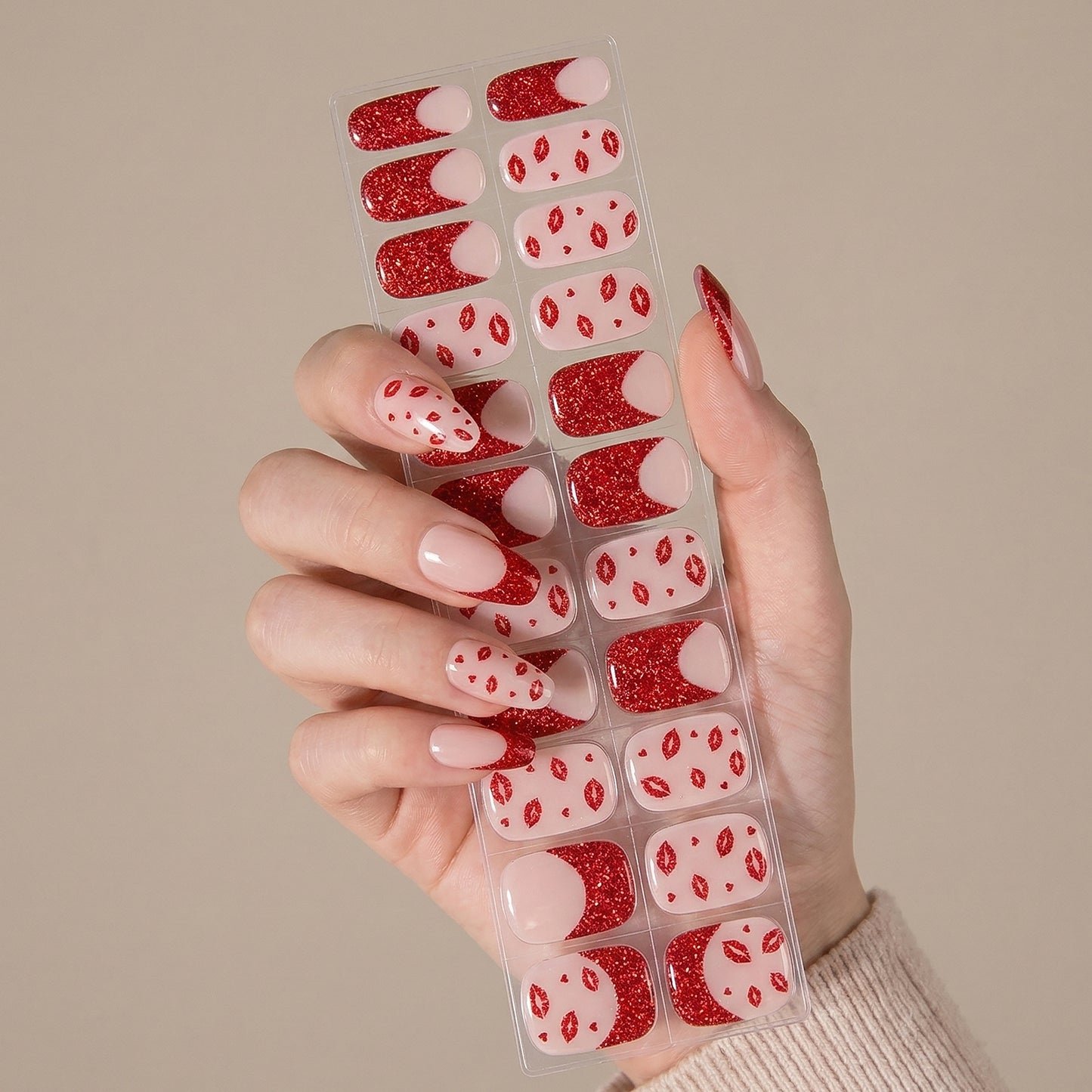 Gel Nail Strips UV-Free BSA-0384