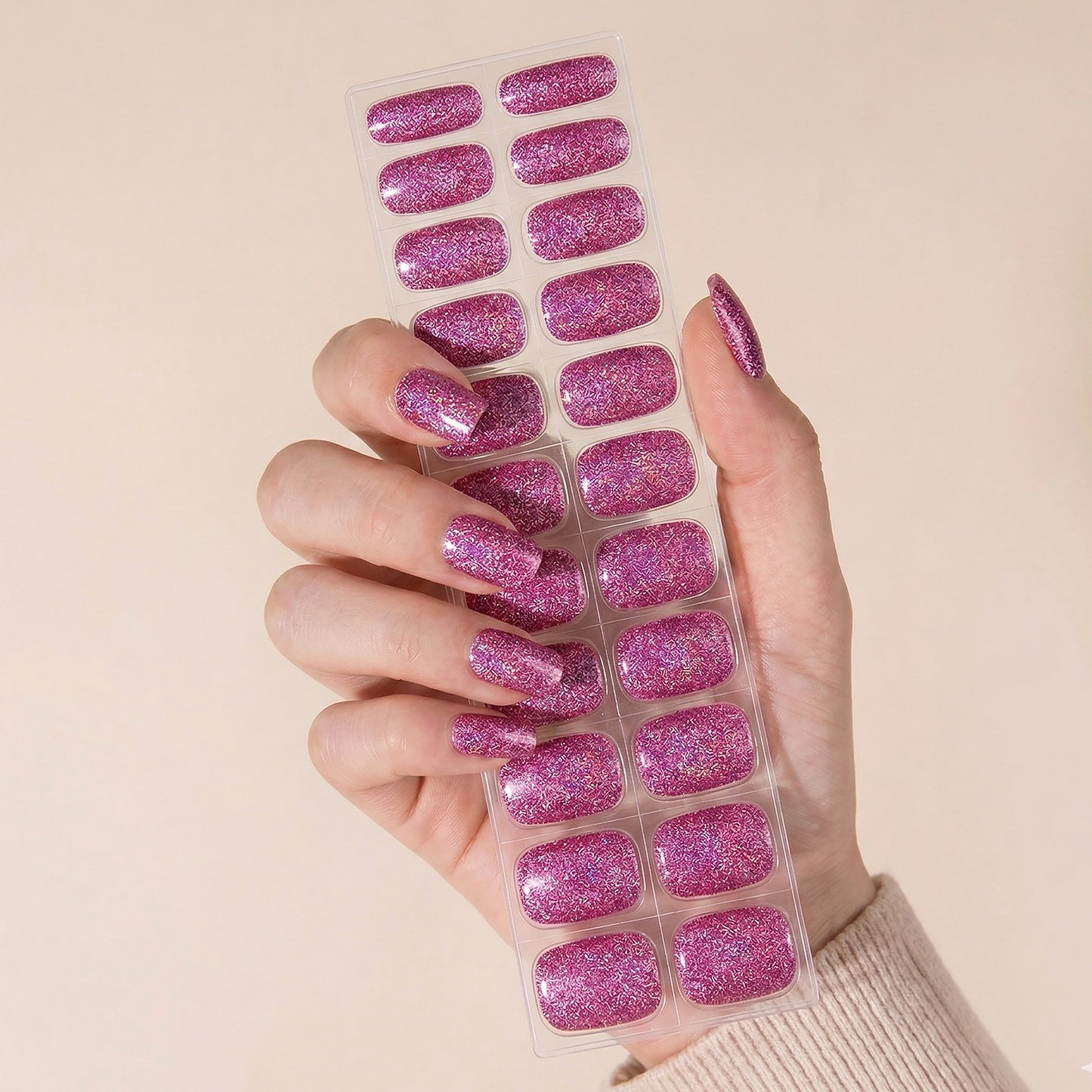 Gel Nail Strips UV-Free BSA-0007