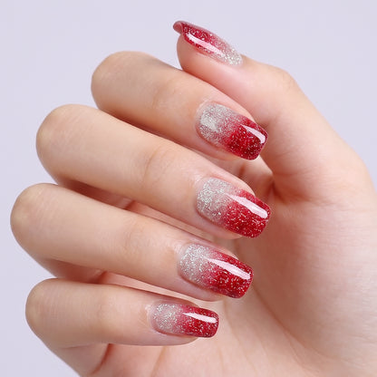 KRAVELUXX Non-Toxic Nail Wraps - Long Lasting Nail Polish Strips, No UV Lamp Needed ZK-0141