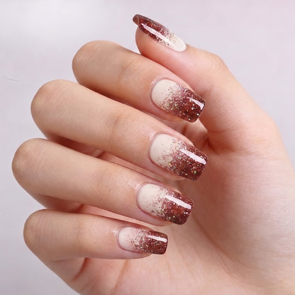 KRAVELUXX Non-Toxic Nail Wraps - Long Lasting Nail Polish Strips, No UV Lamp Needed ZE-0888