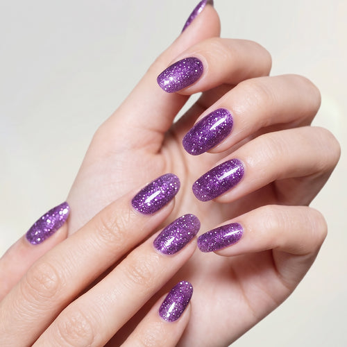 KRAVELUXX Non-Toxic Nail Wraps - Long Lasting Nail Polish Strips, No UV Lamp Needed ZK-0084