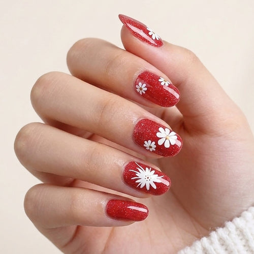 KRAVELUXX Non-Toxic Nail Wraps - Long Lasting Nail Polish Strips, No UV Lamp Needed ZK-0007