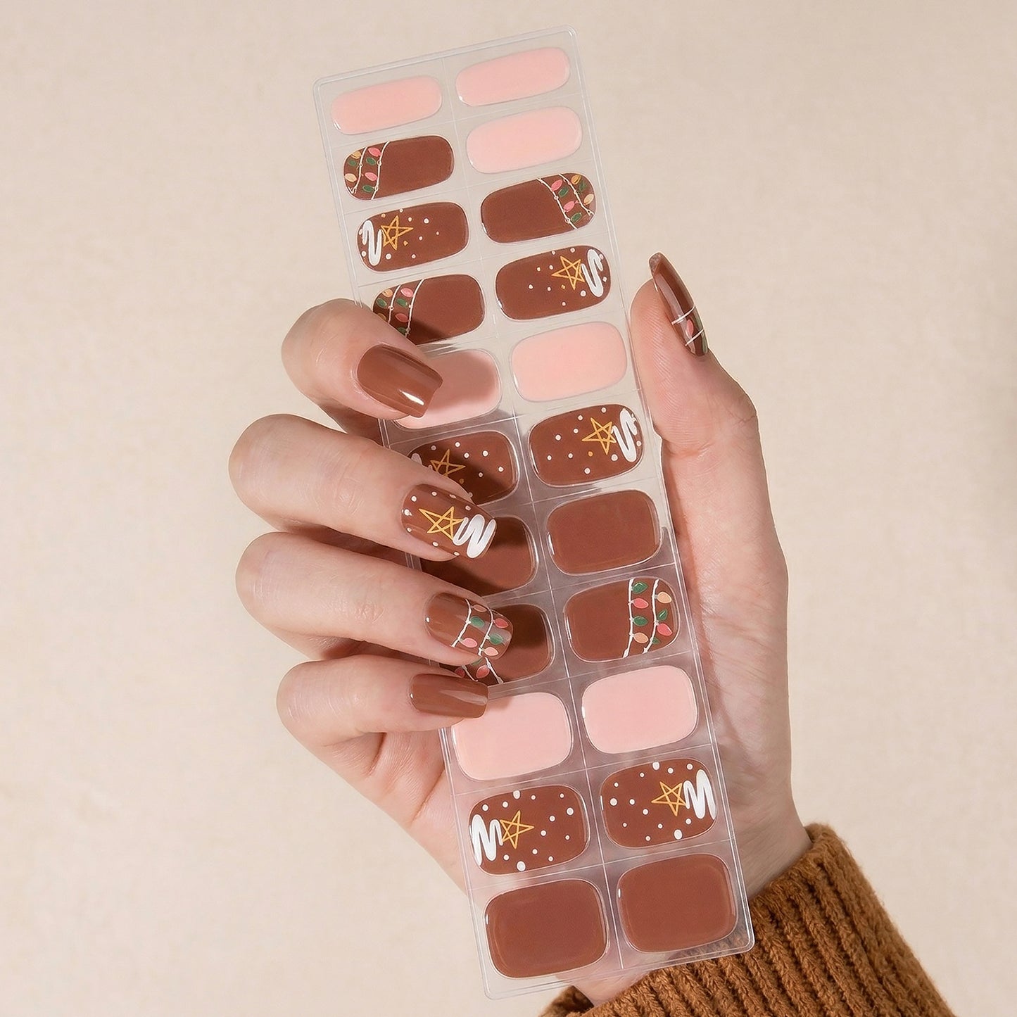 Gel Nail Strips UV-Free BSA-0046