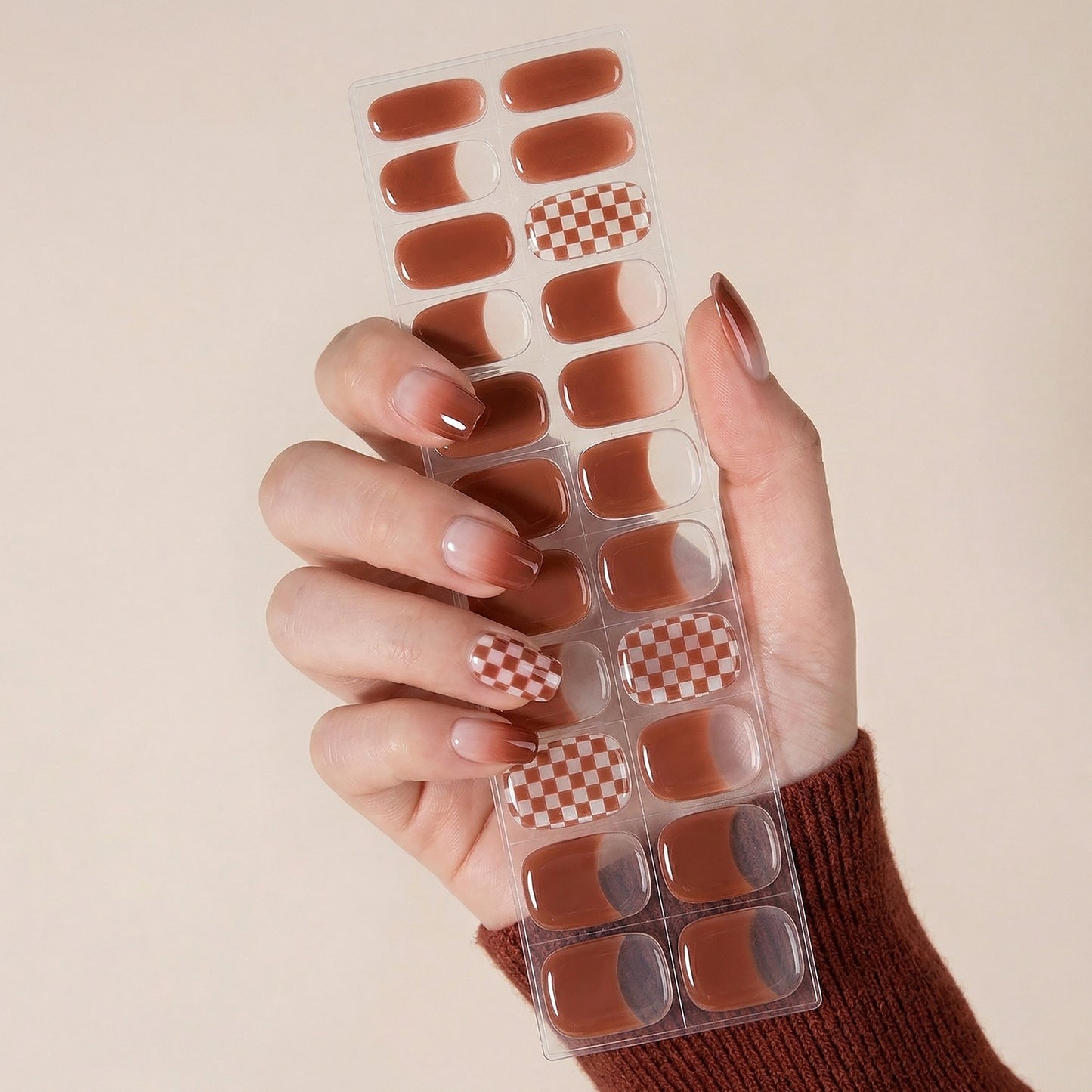Gel Nail Strips UV-Free BSA-0026