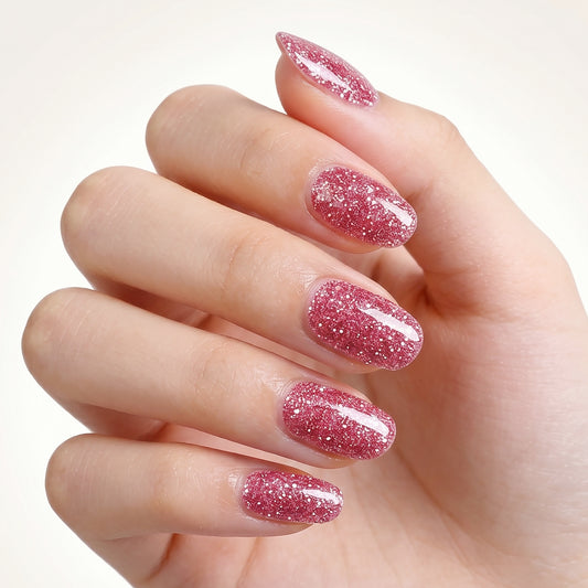 KRAVELUXX Non-Toxic Nail Wraps - Long Lasting Nail Polish Strips, No UV Lamp Needed ZK-0083