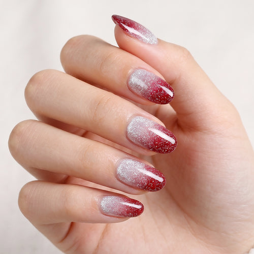 KRAVELUXX Non-Toxic Nail Wraps - Long Lasting Nail Polish Strips, No UV Lamp Needed ZK-0145