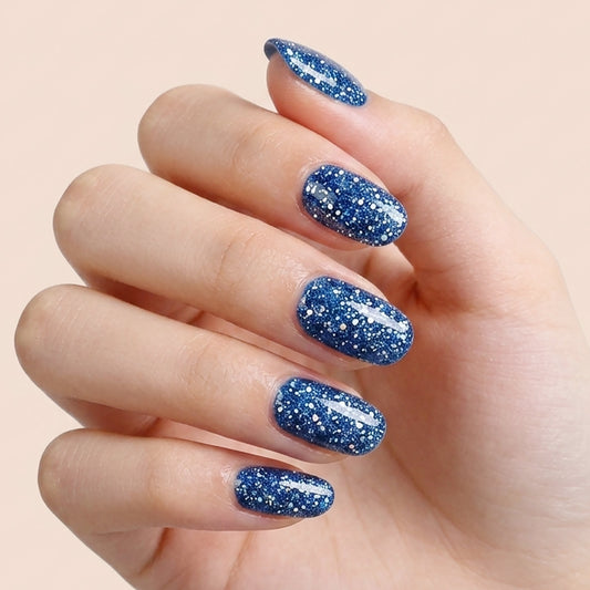 KRAVELUXX Non-Toxic Nail Wraps - Long Lasting Nail Polish Strips, No UV Lamp Needed ZK-0082