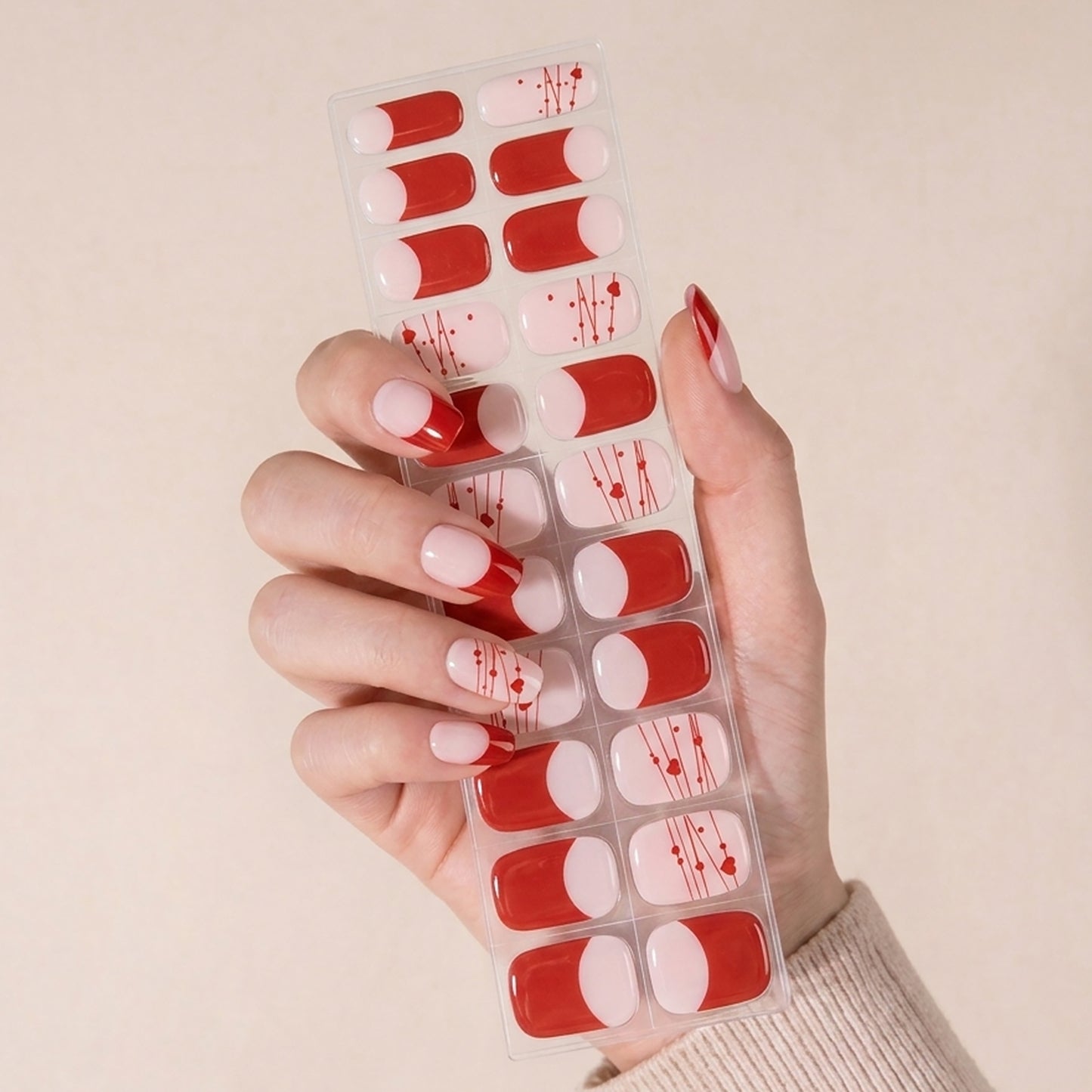 Gel Nail Strips UV-Free BSA-0380