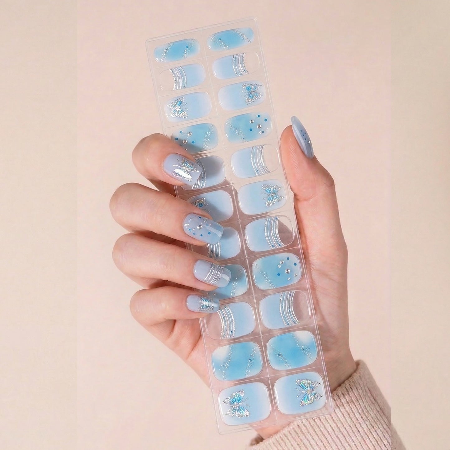 Gel Nail Strips UV-Free BSA-0117