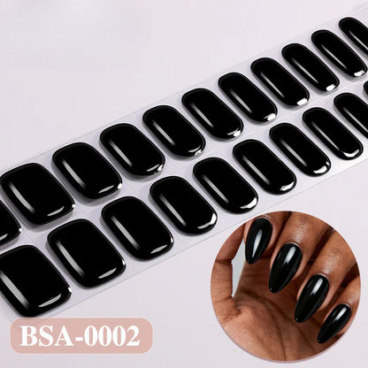 Gel Nail Strips UV-Free BSA-0002
