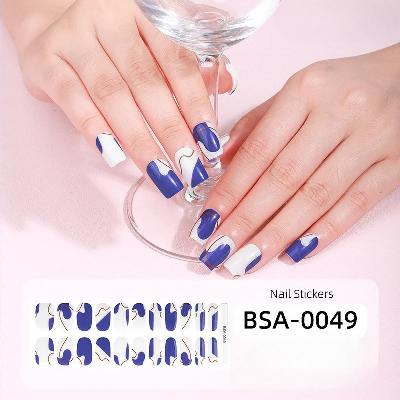Gel Nail Strips UV-Free BSA-0049