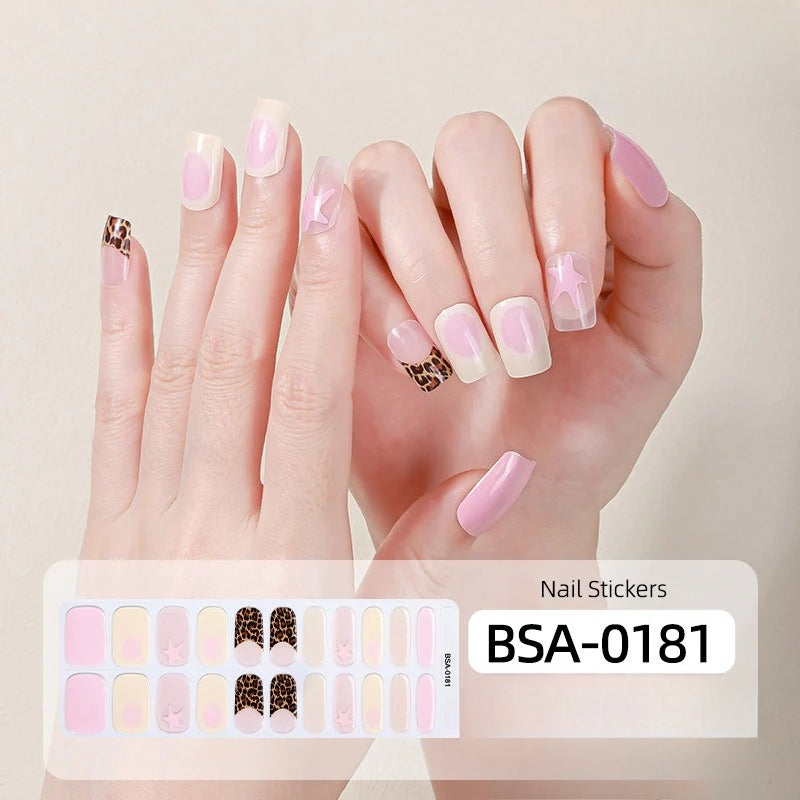Gel Nail Strips UV-Free BSA-0181