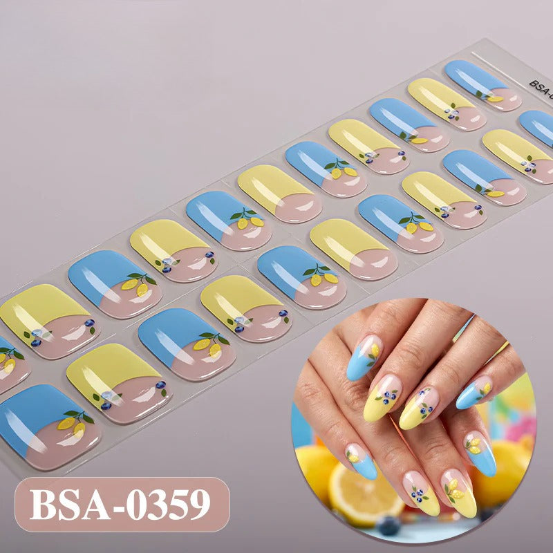 Gel Nail Strips UV-Free BSA-0359