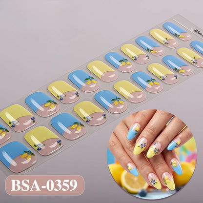 Gel Nail Strips UV-Free BSA-0359