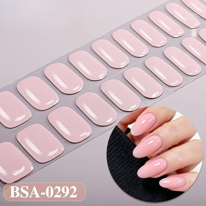 Gel Nail Strips UV-Free BSA-0292