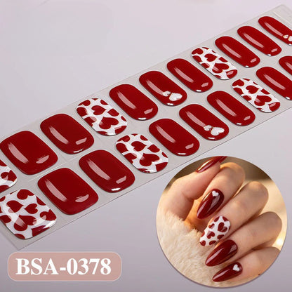 Gel Nail Strips UV-Free BSA-0378