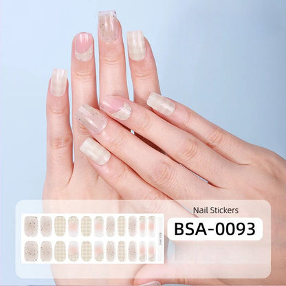 Gel Nail Strips UV-Free BSA-0093