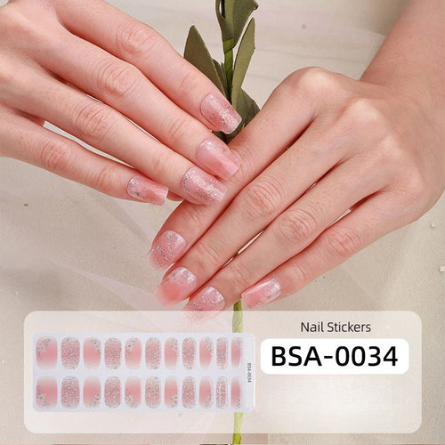 Gel Nail Strips UV-Free BSA-0034