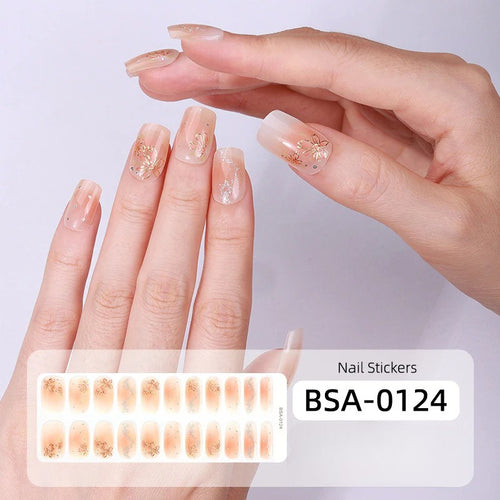Gel Nail Strips UV-Free BSA-0124