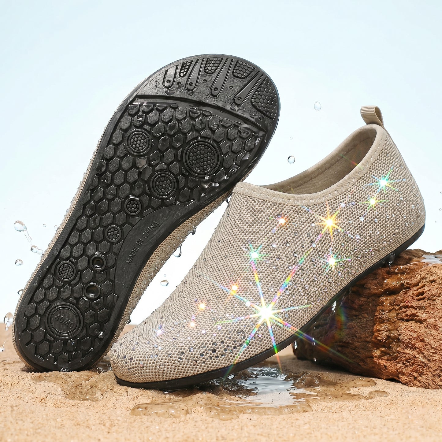 Women's Barefoot Water Shoes Travel House Slippers