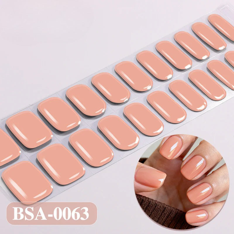 Gel Nail Strips UV-Free BSA-0063