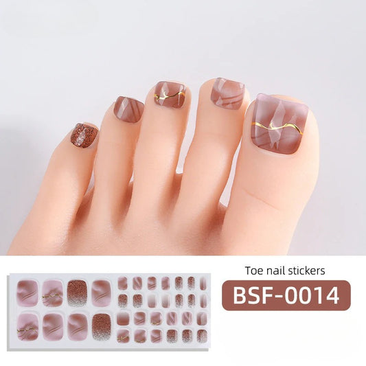 Gel Nail Strips UV-Free BSF-0014