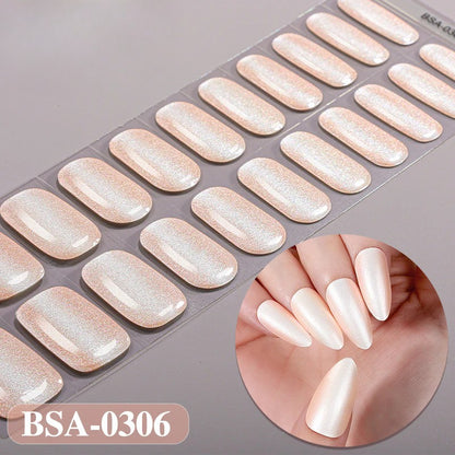 Gel Nail Strips UV-Free BSA-0306