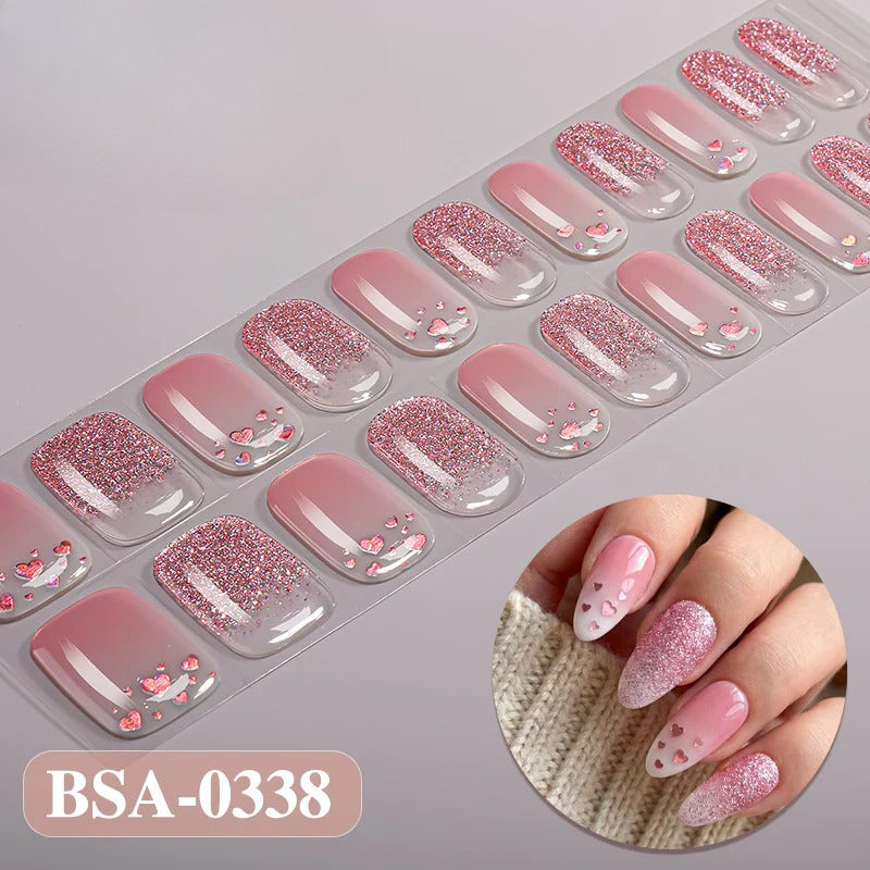 Gel Nail Strips UV-Free BSA-0338