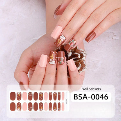 Gel Nail Strips UV-Free BSA-0046
