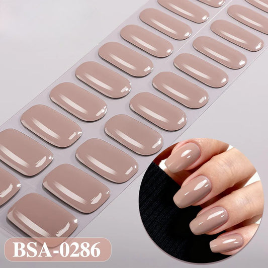 Gel Nail Strips UV-Free BSA-0286