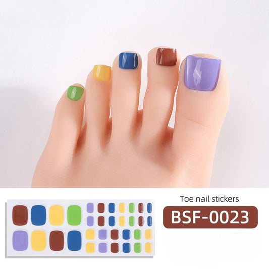 Gel Nail Strips UV-Free BSF-0023