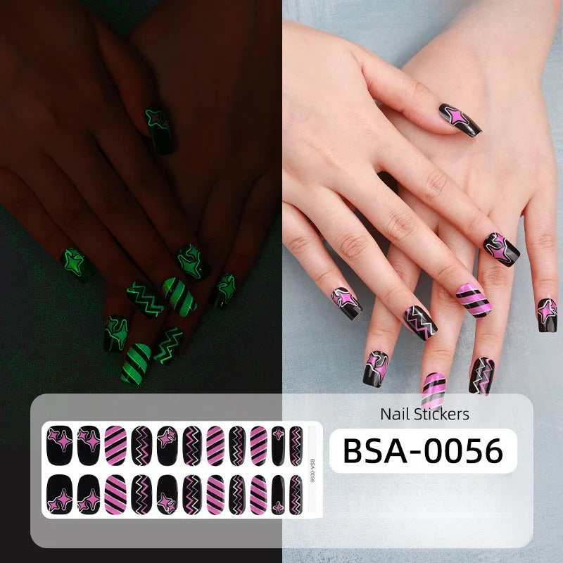 Gel Nail Strips UV-Free BSA-0056
