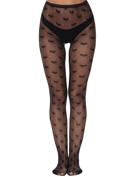 KRAVELUXX Fishnet Garter Belt Stocking Suspender Pantyhose Tights Thigh High Pantyhose