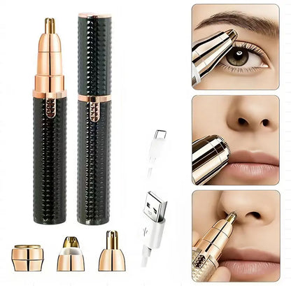 3-in-1 Rechargeable Eyebrow Trimmer & Facial Hair Remover for Women