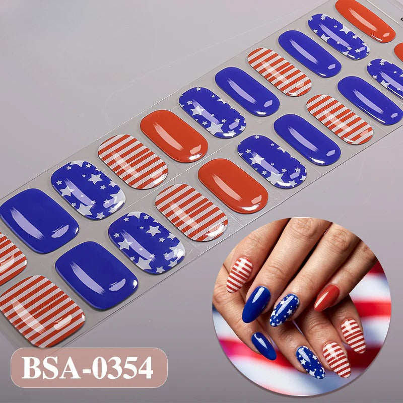 Gel Nail Strips UV-Free BSA-0354