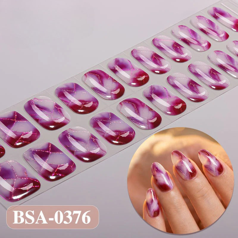 Gel Nail Strips UV-Free BSA-0376