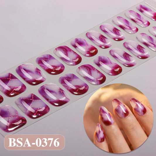 Gel Nail Strips UV-Free BSA-0376