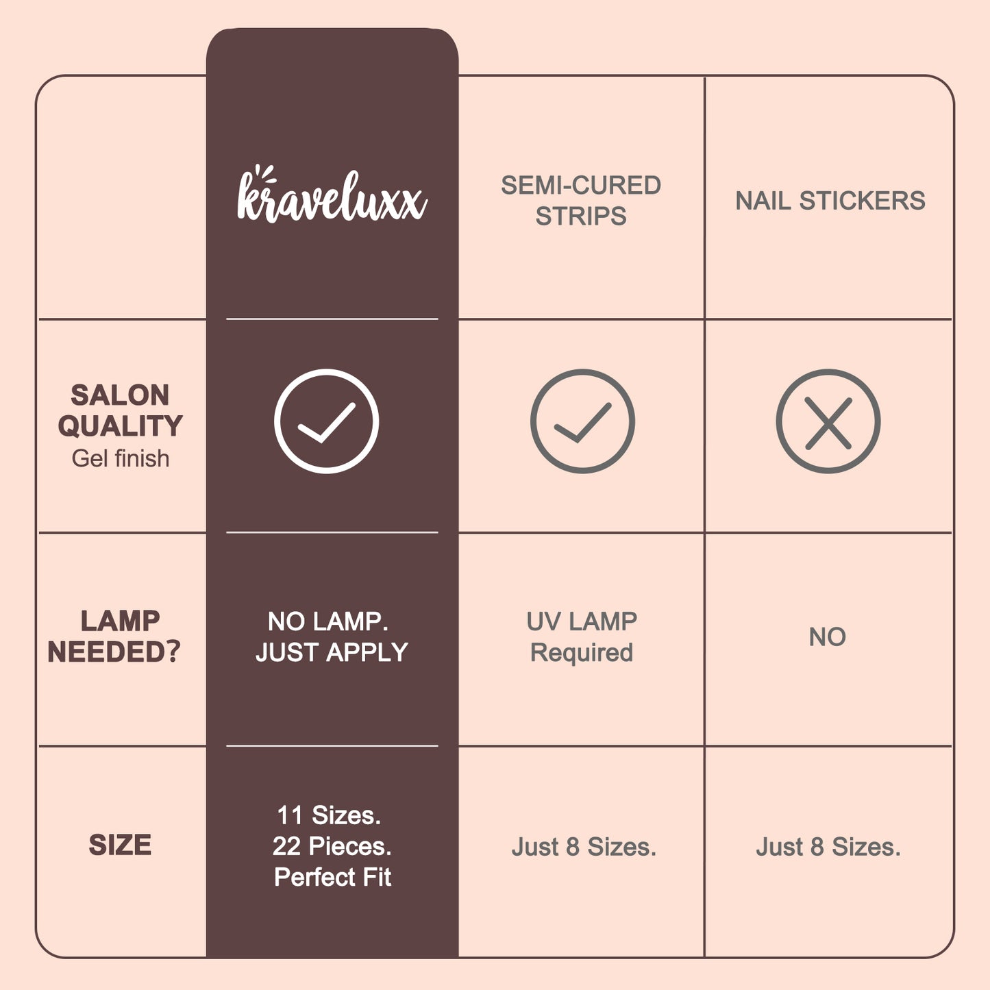 Gel Nail Strips UV-Free BSA-0028