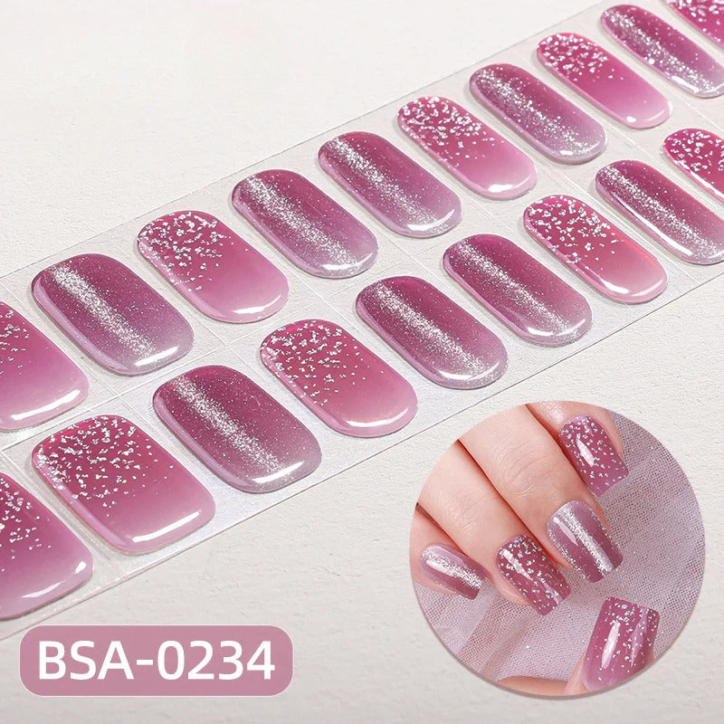 Gel Nail Strips UV-Free BSA-0234